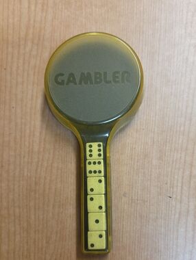 1977 Gambler Board Game (Parker Brothers) - Replacement Gambler Dice Shaker